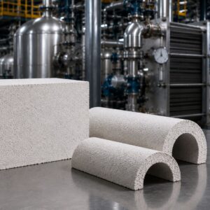 Perlita expandida utilizada en la fabricación de materiales para aislamiento térmico industrial