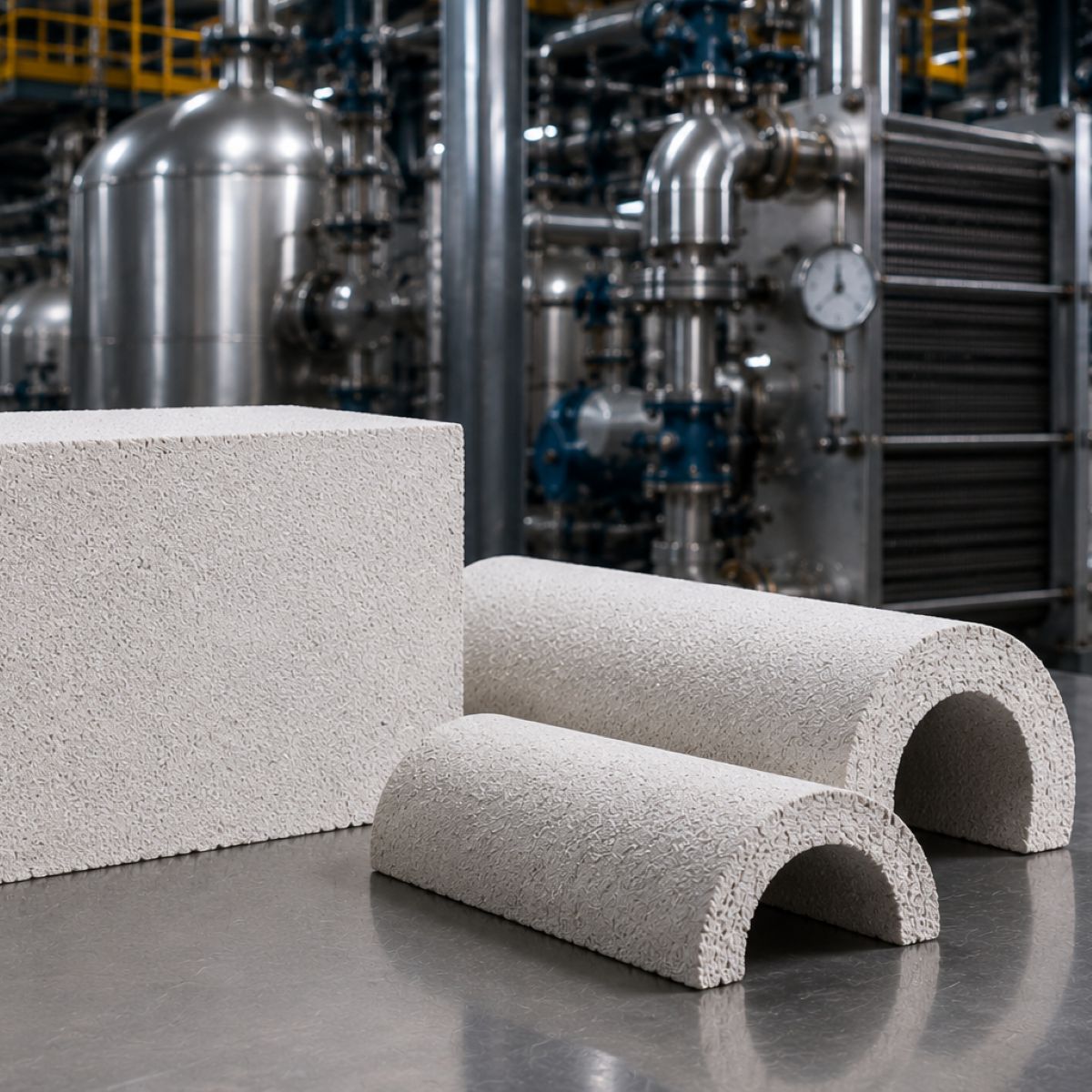 Perlita expandida utilizada en la fabricación de materiales para aislamiento térmico industrial